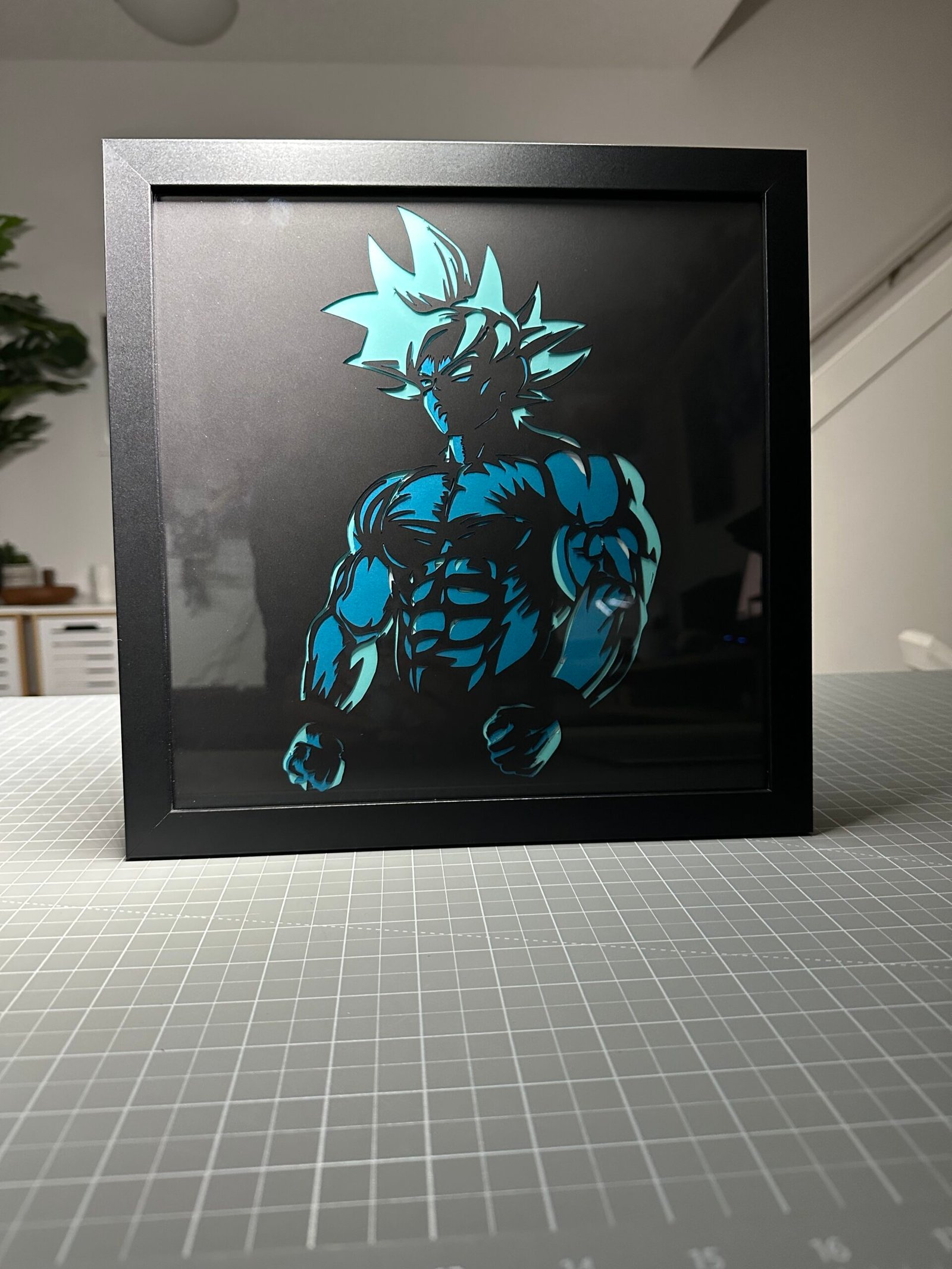 Dragon Ball Z Stunning Layered 3D Wall Art - 12”x12” Framed Piece - Image 3