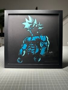 Dragon Ball Z Stunning Layered 3D Wall Art - 12”x12” Framed Piece