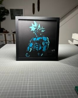 Dragon Ball Z Stunning Layered 3D Wall Art – 12”x12” Framed Piece