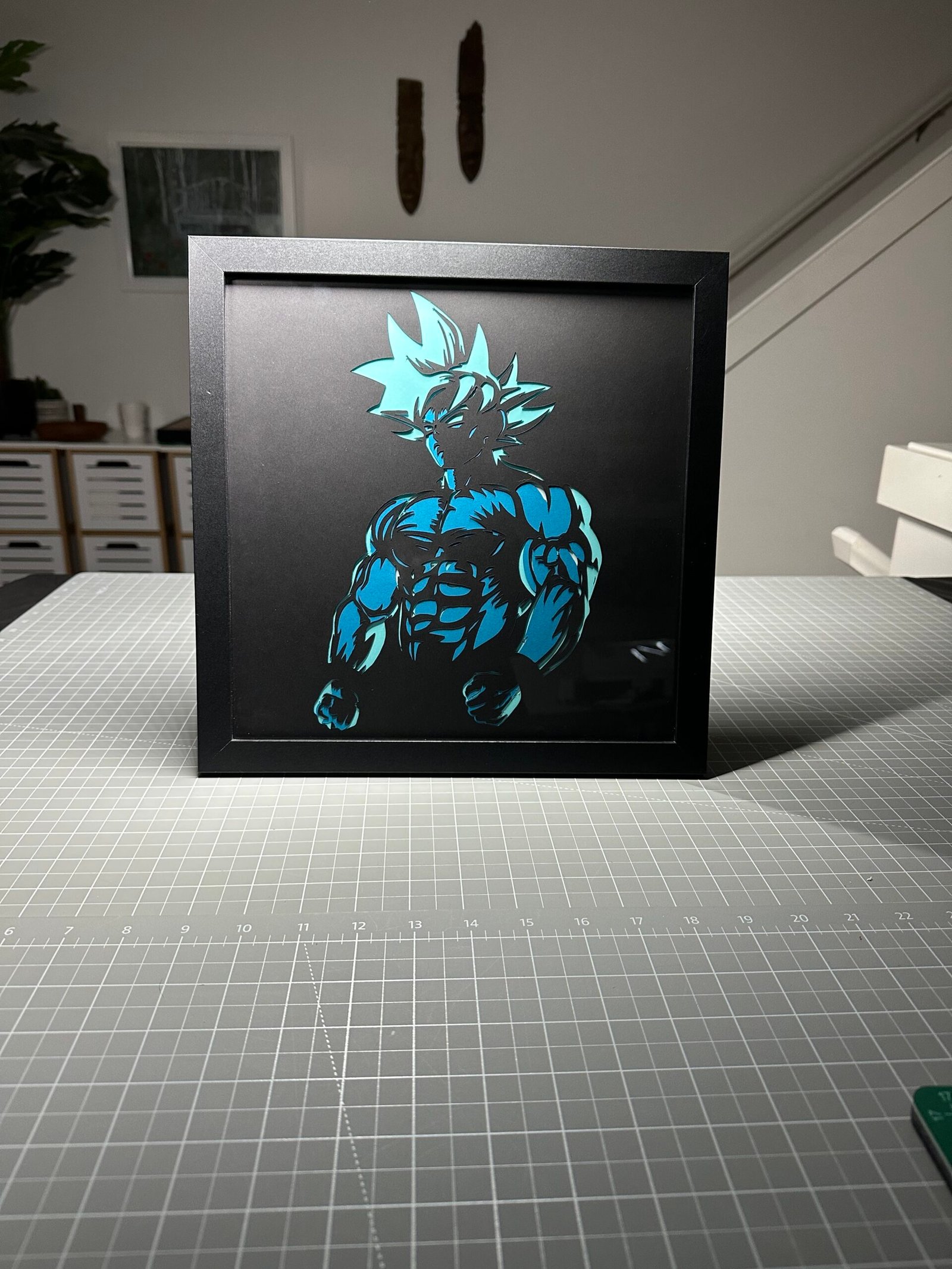 Dragon Ball Z Stunning Layered 3D Wall Art - 12”x12” Framed Piece - Image 2