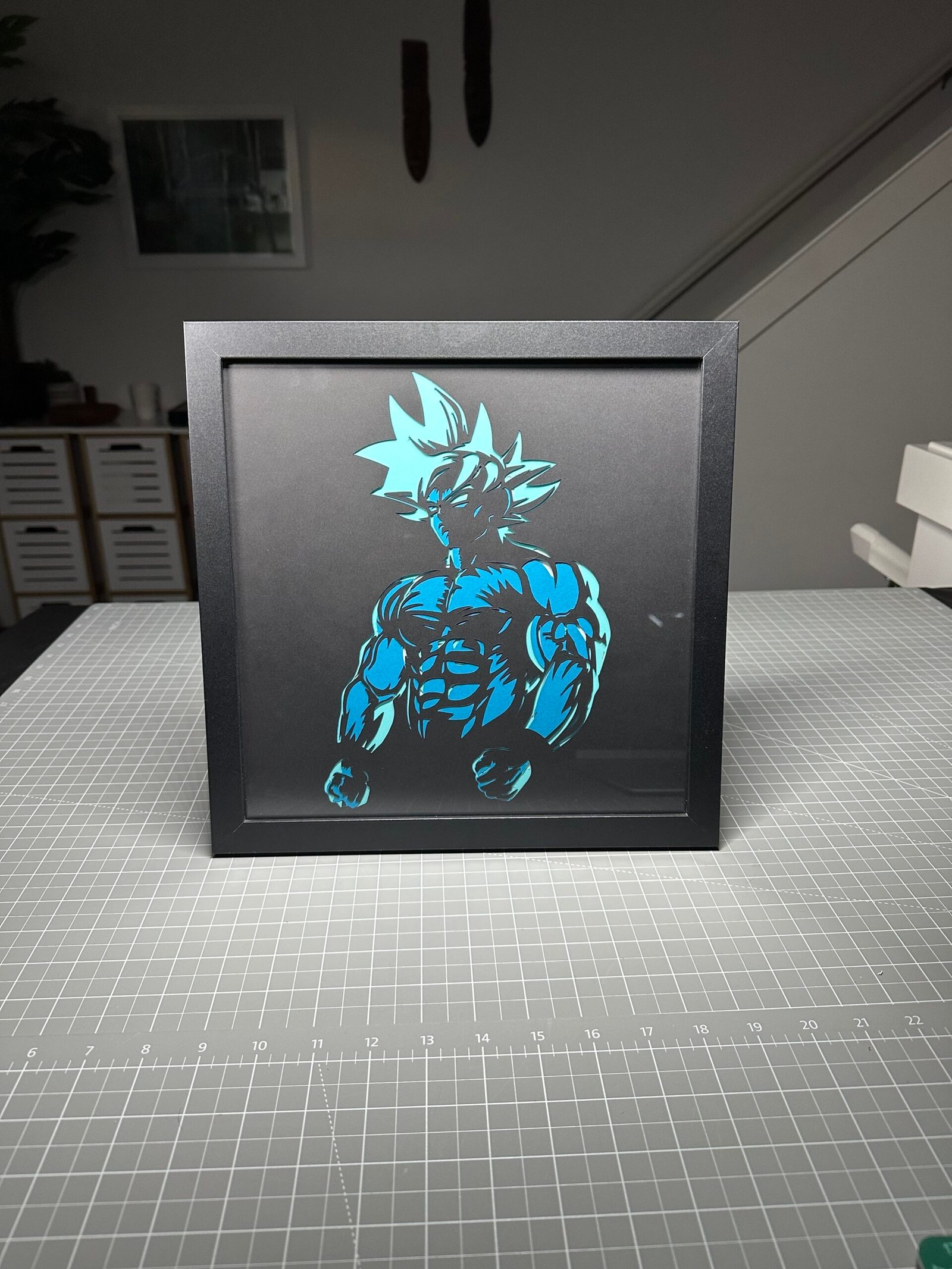 Dragon Ball Z Stunning Layered 3D Wall Art - 12”x12” Framed Piece - Image 4