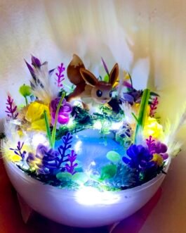 eevee pokémon light up terrarium