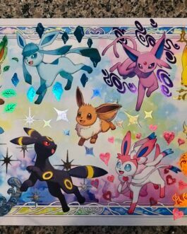 Foiled Prismatic Eeveelutions Playmat