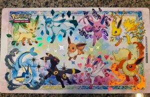 Foiled Prismatic Eeveelutions Playmat