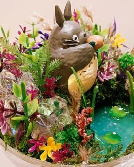 totoro light up garden fantasy terrarium