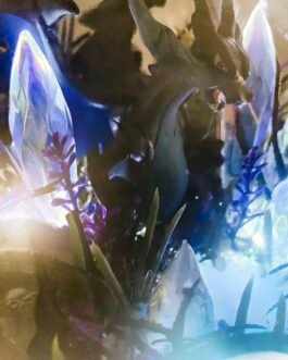 dark charizard pokémon deadly crystal forest terrarium light up