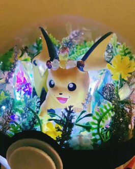 raichu pokémon light up crystal forest